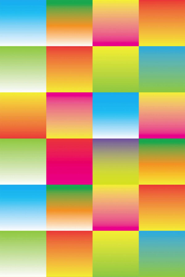 Pattern repeat of Gradient squares removable wallpaper design