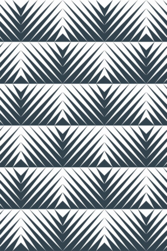 Pattern repeat of Graphite Geometry removable wallpaper design