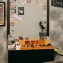 Fancy Walls Gray Brush stroke peel and stick wallpaper