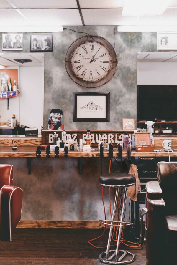 Fancy Walls Gray Brush stroke unpasted wallpaper