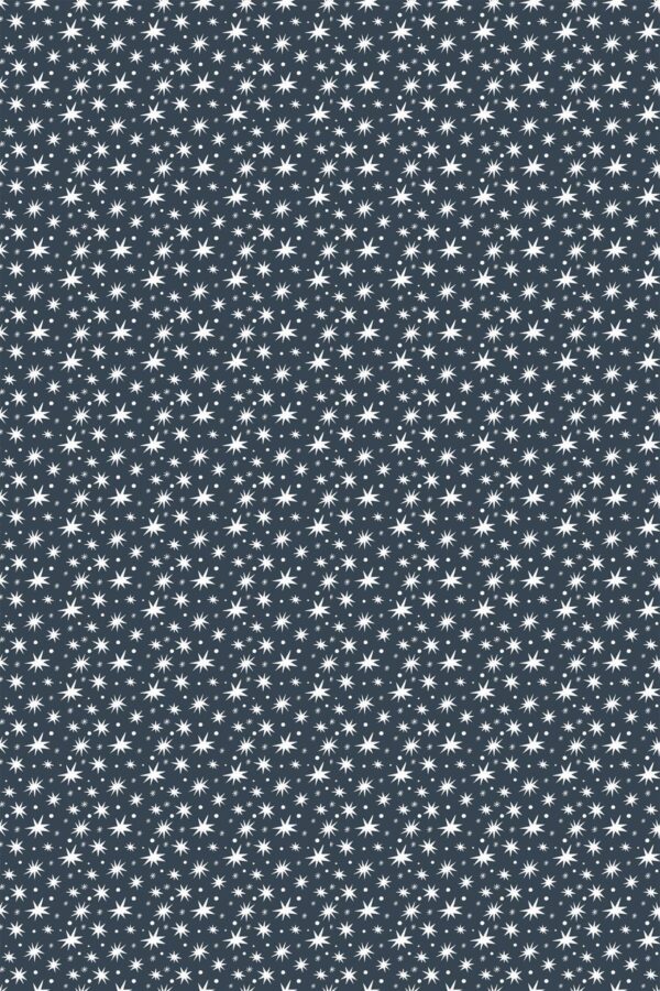 Gray Christmas Stars peel and stick wallpaper by Fancy Walls