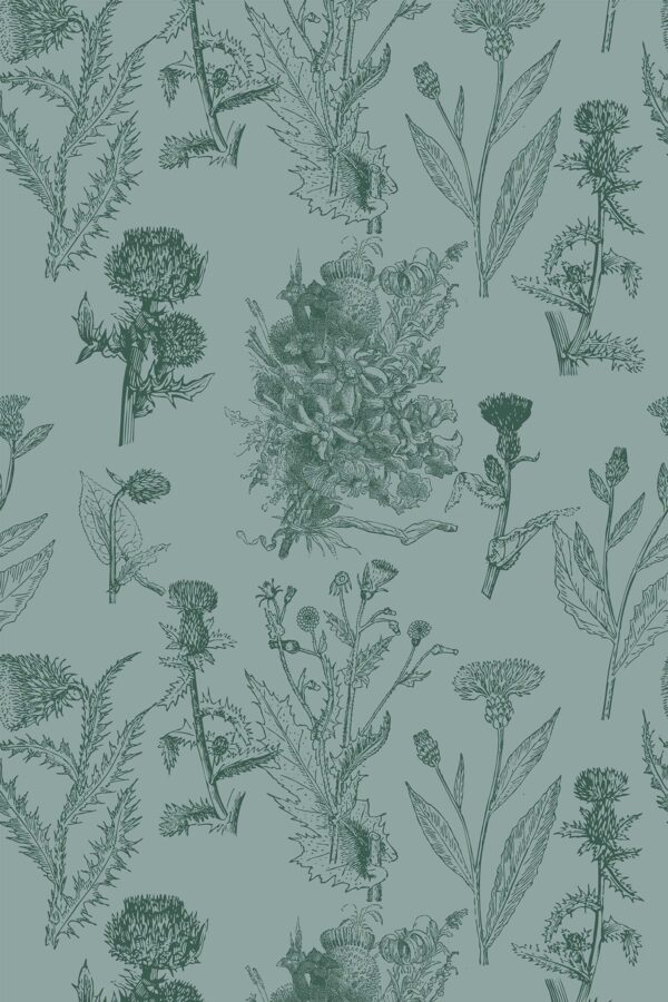 Vintage Botanicals Wallpaper