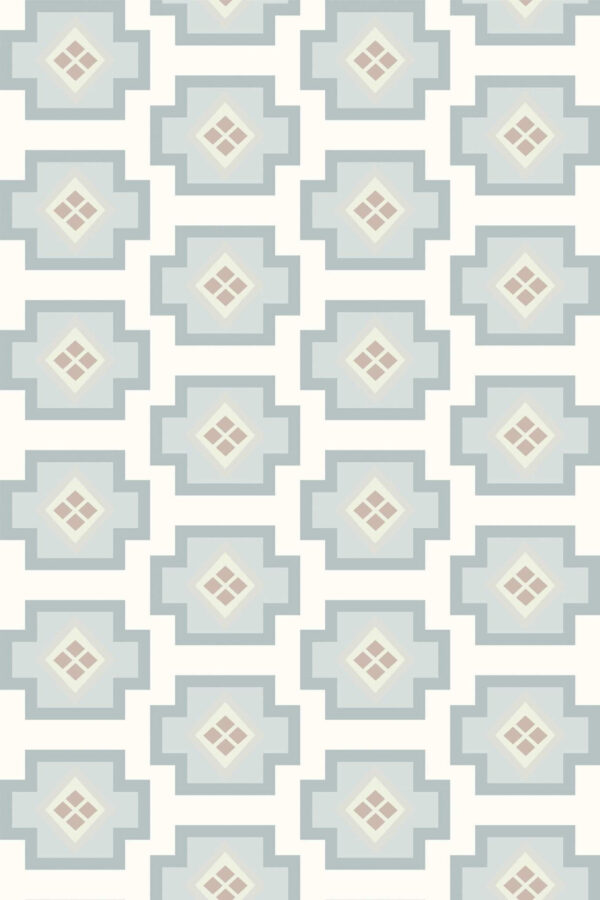 Pattern repeat of Gray Geometric Aesthetic removable wallpaper design