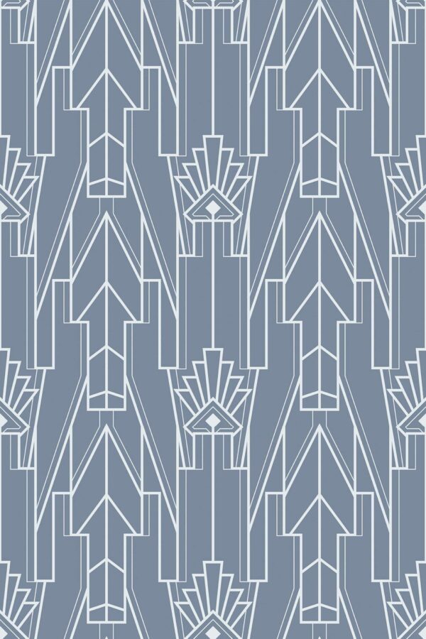 Fancy Walls Gray Geometric unpasted wallpaper