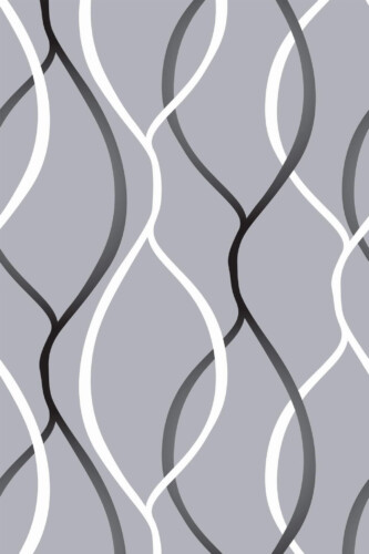 Pattern repeat of Gray lines removable wallpaper design
