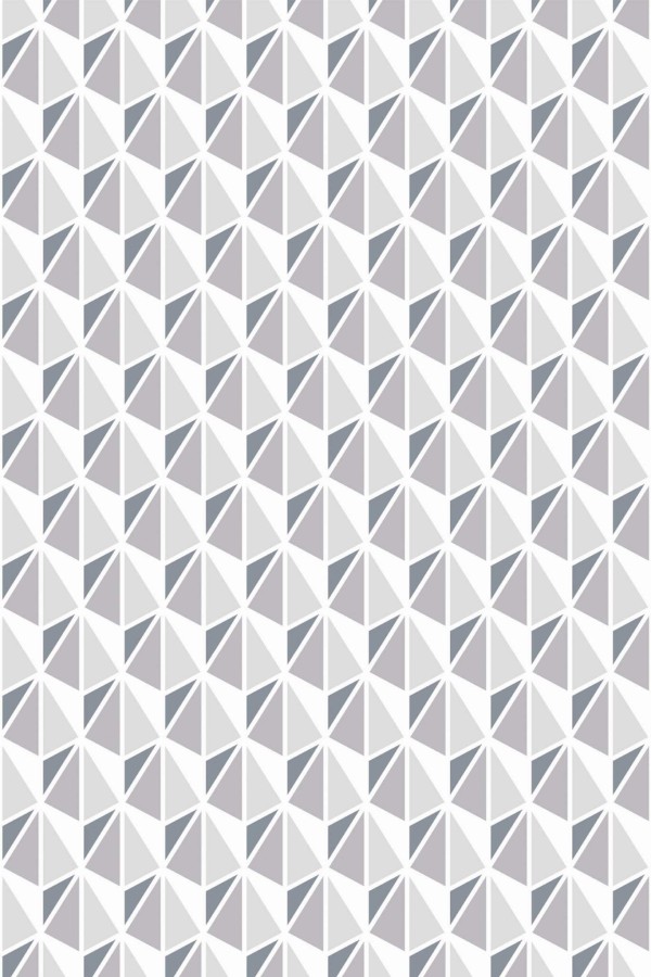 Pattern repeat of Gray modern geometric removable wallpaper design