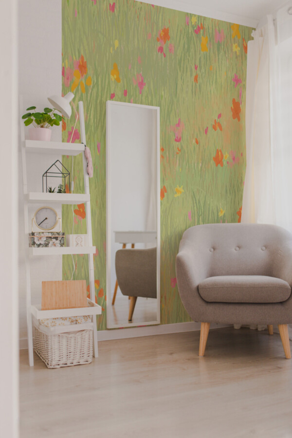 Fancy Walls Vibrant Colorful Garden removable wall mural