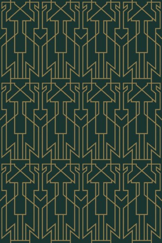 Fancy Walls Green Geometric self-adhesive wallpaper