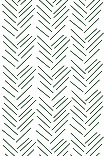 Pattern repeat of Green herringbone removable wallpaper design
