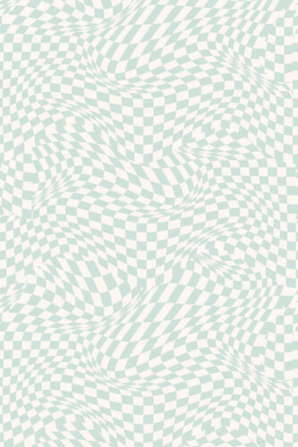 Pattern repeat of Green illusion abstract removable wallpaper design