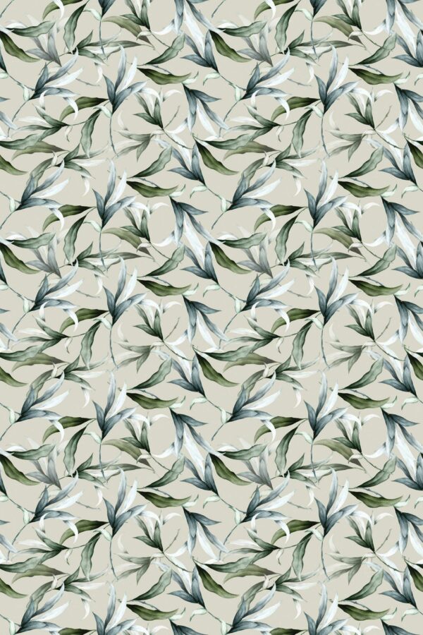 Verdant Sage Whispers removable wallpaper from Fancy Walls