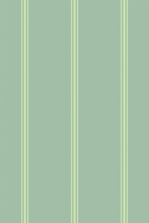 Pattern repeat of Green Lines removable wallpaper design