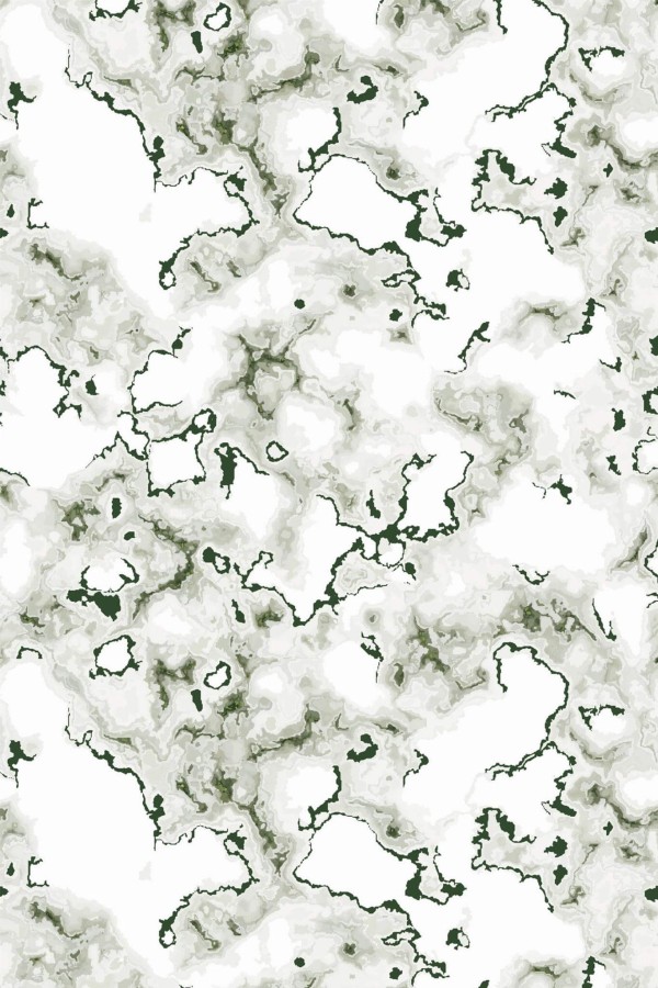 Pattern repeat of Green marble removable wallpaper design