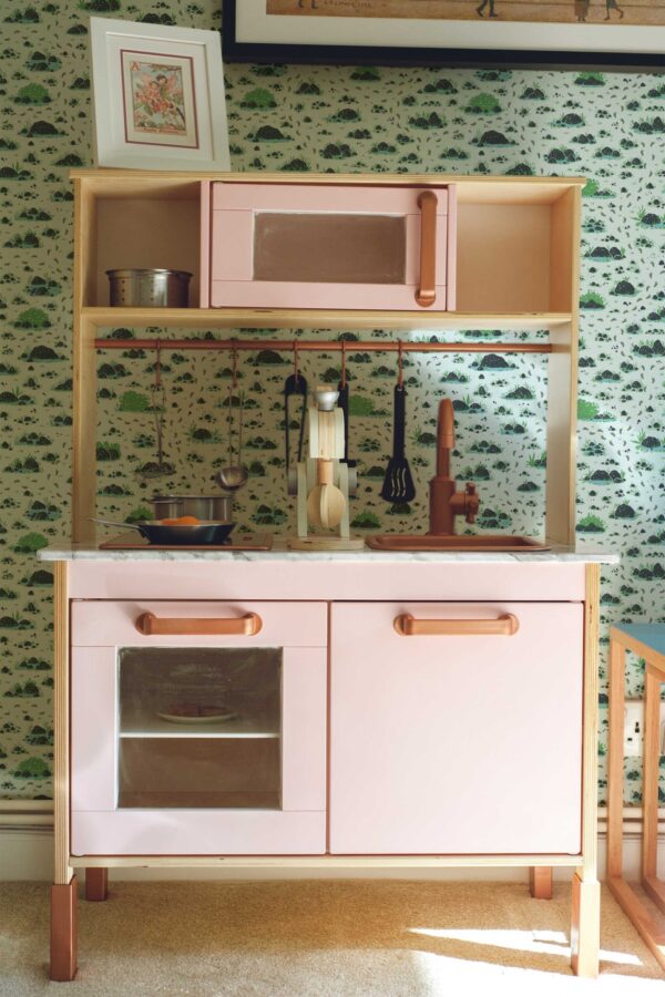 Fancy Walls A walk in Nature Green peel and stick wallpaper