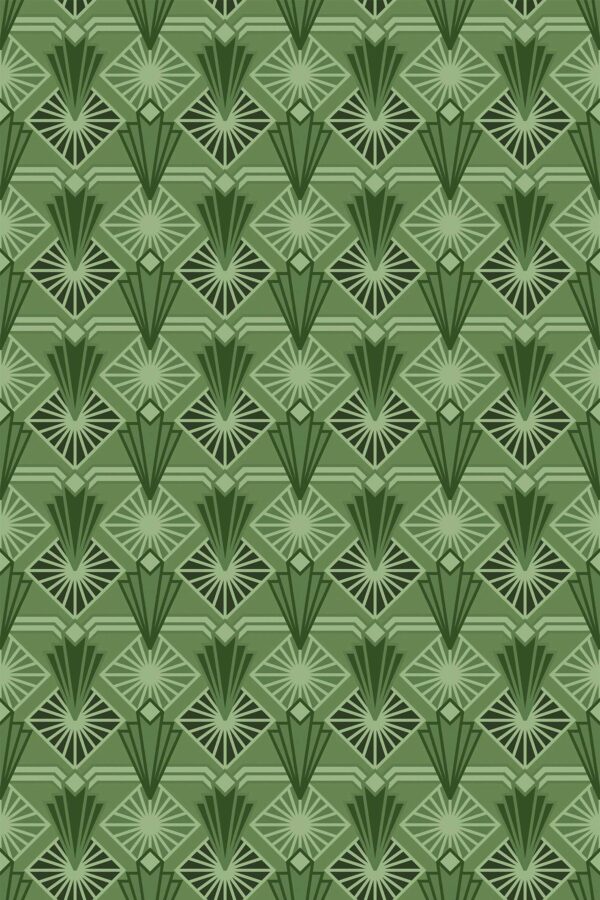 Emerald Lines Wallpaper