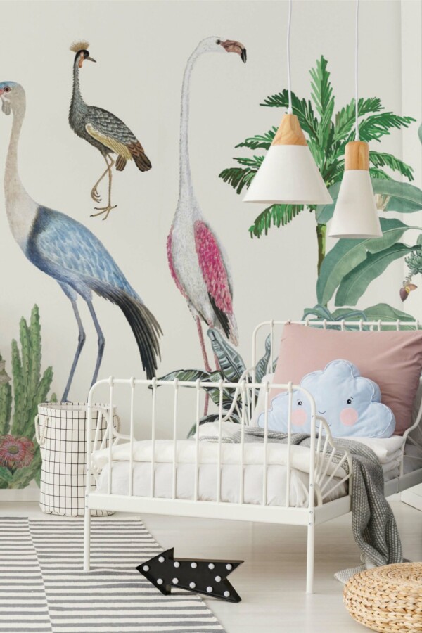 Vintage flora wall mural peel and stick by Fancy Walls