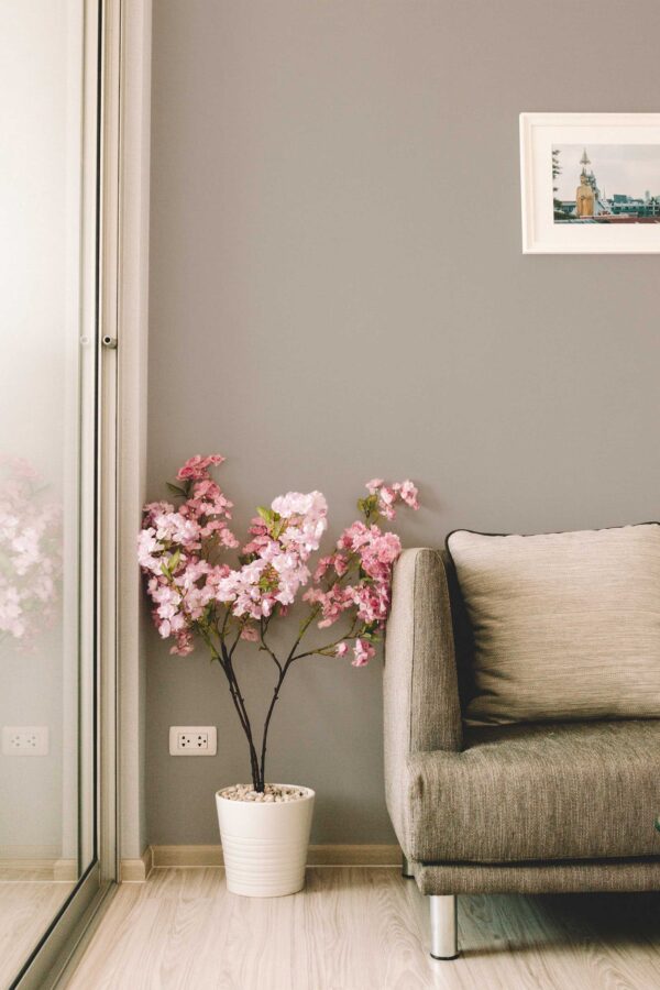 Solid Color Greige Wallpaper