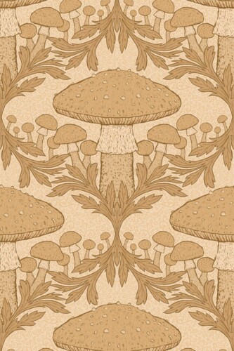 Fancy Walls Heritage Mushroom Tan Beige Simple traditional wallpaper
