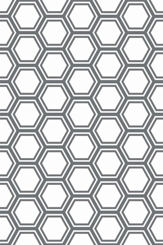 Pattern repeat of Honeycomb pattern removable wallpaper design