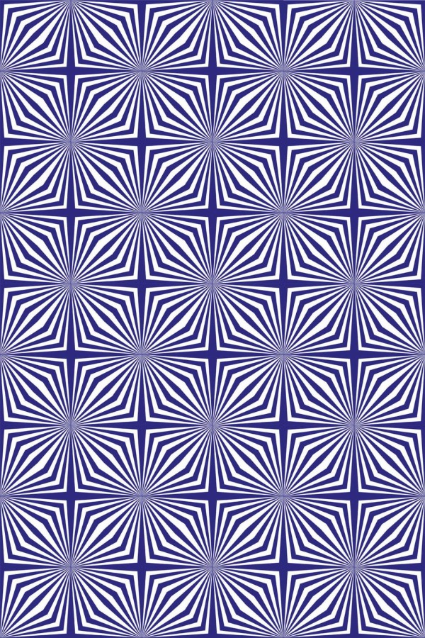 Pattern repeat of Illusion removable wallpaper design