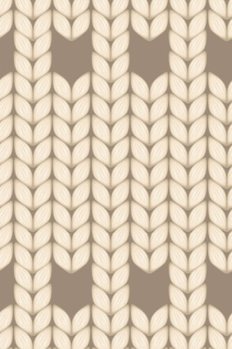 Pattern repeat of Knitted wool removable wallpaper design