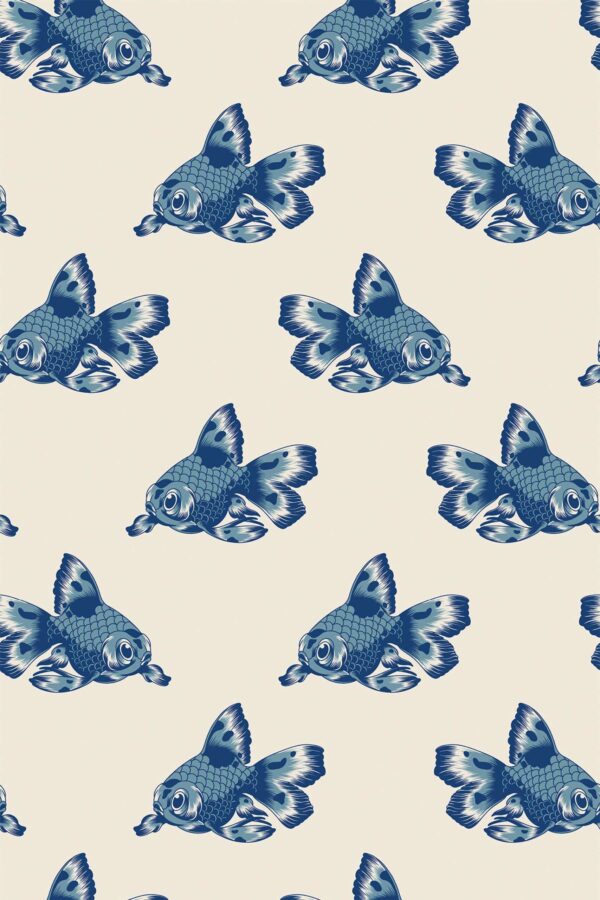 Koi Serenity unpasted wallpaper by Fancy Walls