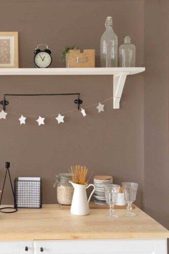 Fancy Walls Latte removable wallpaper
