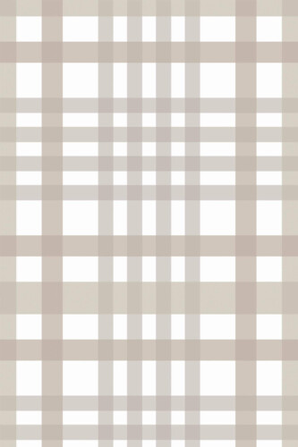Pattern repeat of Light neutral plaid removable wallpaper design