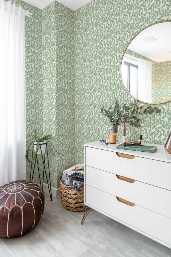 Fancy Walls LeafHaven peel and stick wallpaper