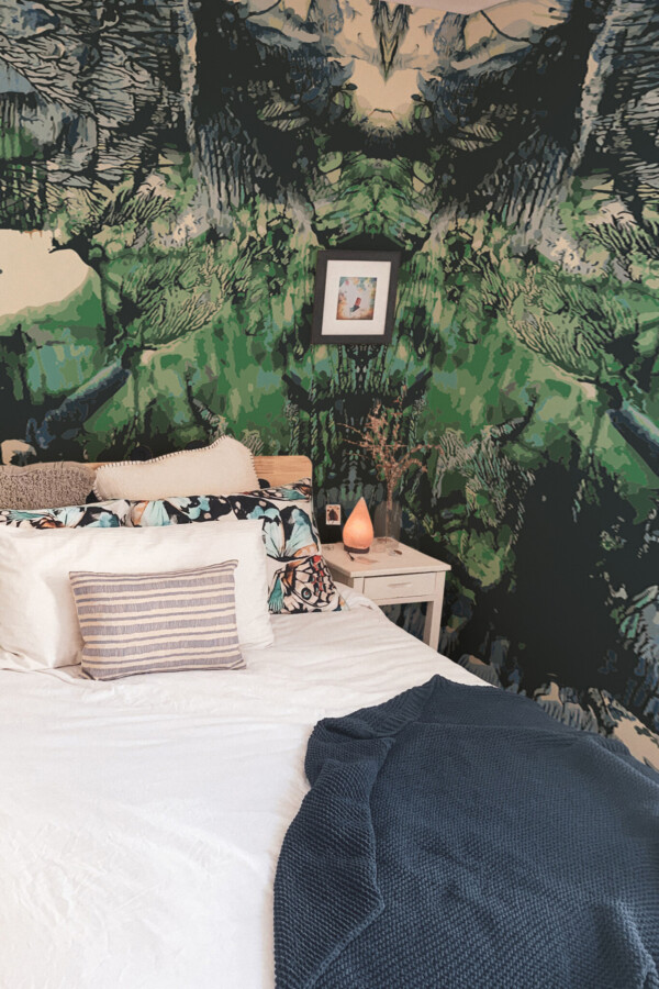 Fancy Walls removable wall mural with beautiful abstract watercolor