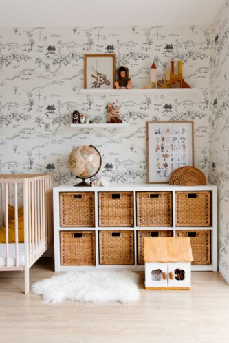 Unpasted Wallpaper Featuring MapQuest Pattern by Fancy Walls