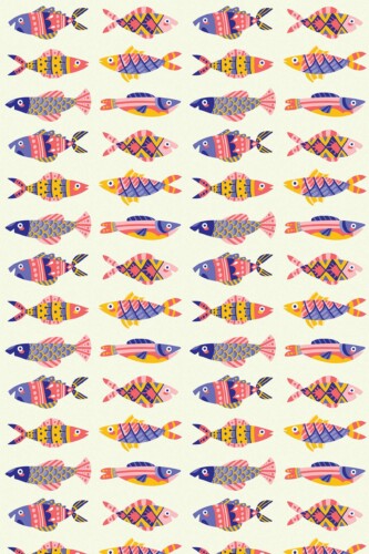 Nautical Café Spectrum traditional wallpaper from Fancy Walls