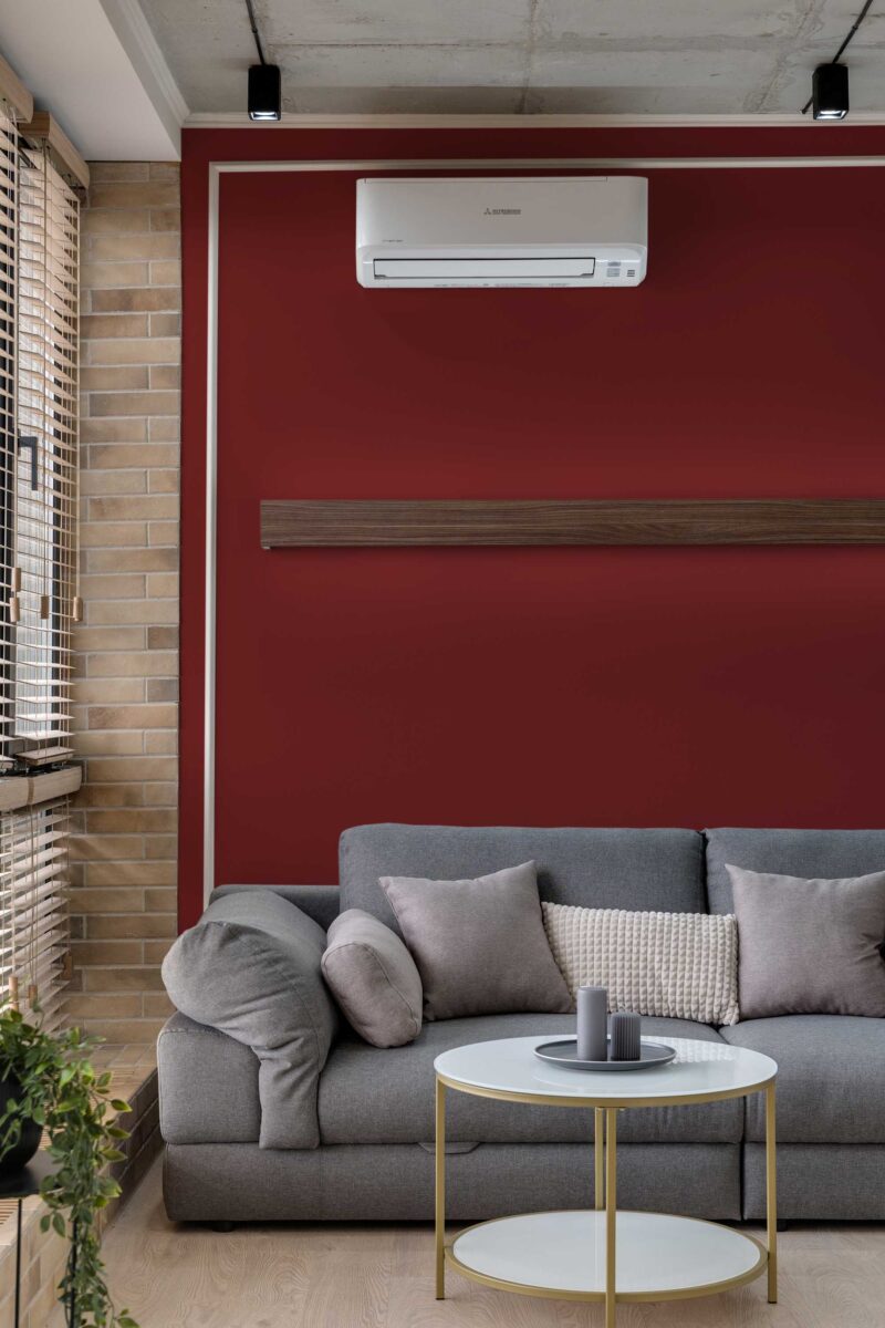 Solid Color Maroon Wallpaper