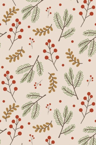 Pattern repeat of Merry christmas removable wallpaper design