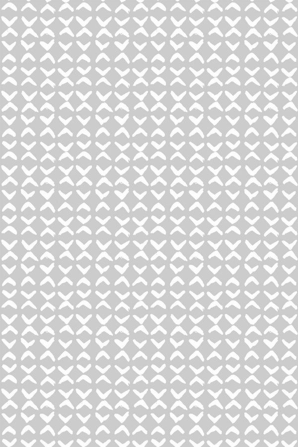 Pattern repeat of Minimalist herringbone stitch removable wallpaper design