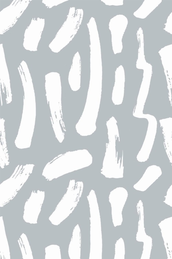 Pattern repeat of Minimalist paint brush stroke removable wallpaper design