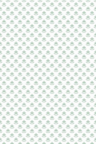 Pattern repeat of Minimalist plants removable wallpaper design