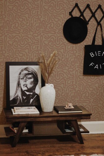 Fancy Walls Mocha Brush removable wallpaper