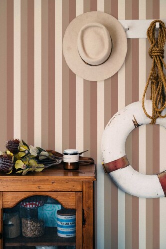 Fancy Walls Brown Striped removable wallpaper