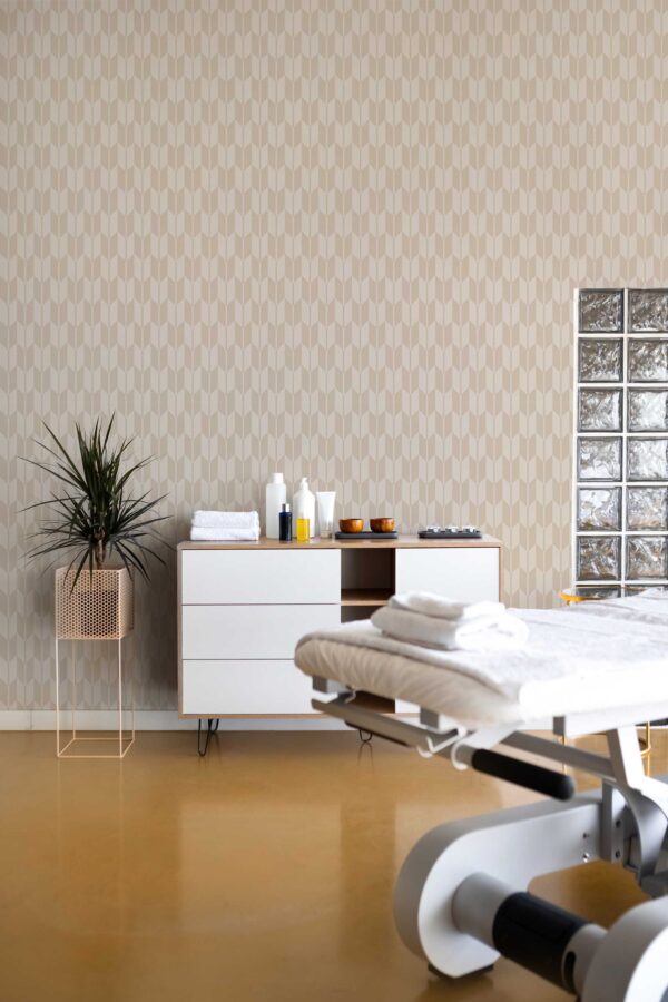 Soft Chevron Flow Wallpaper