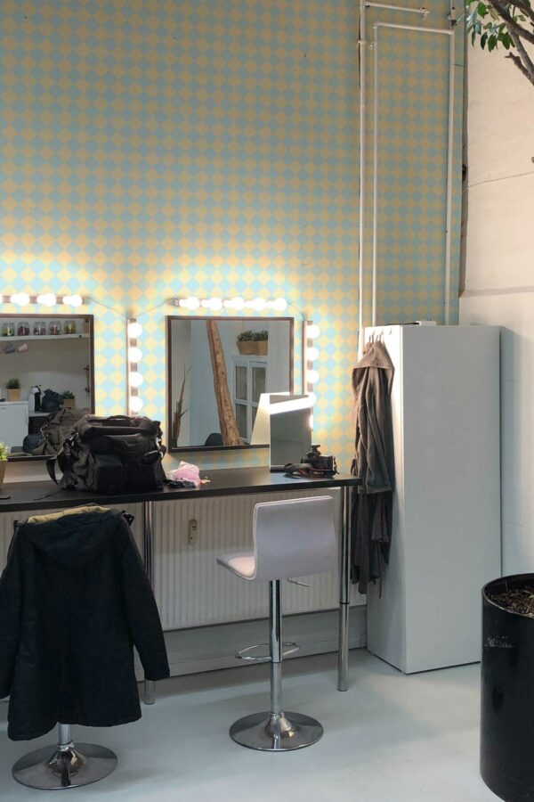 Aesthetic Salon Radiance removable wallpaper from Fancy Walls