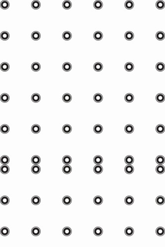 Pattern repeat of Modern polka dot removable wallpaper design