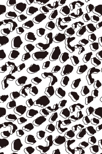 Fancy Walls Monochrome Handdrawn Cheetah Print Black White Vibrant traditional wallpaper