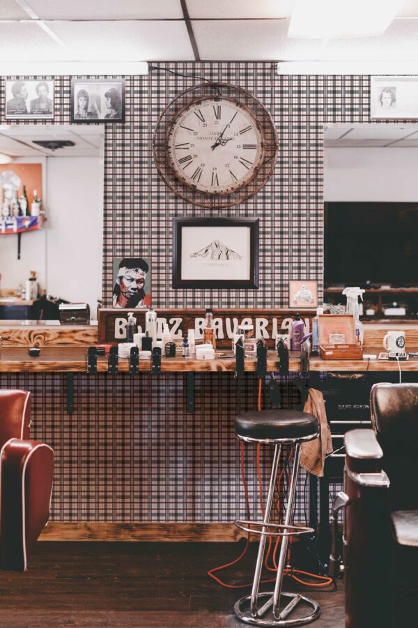 Traditional Black & White Rodeo Chic wallpaper from Fancy Walls
