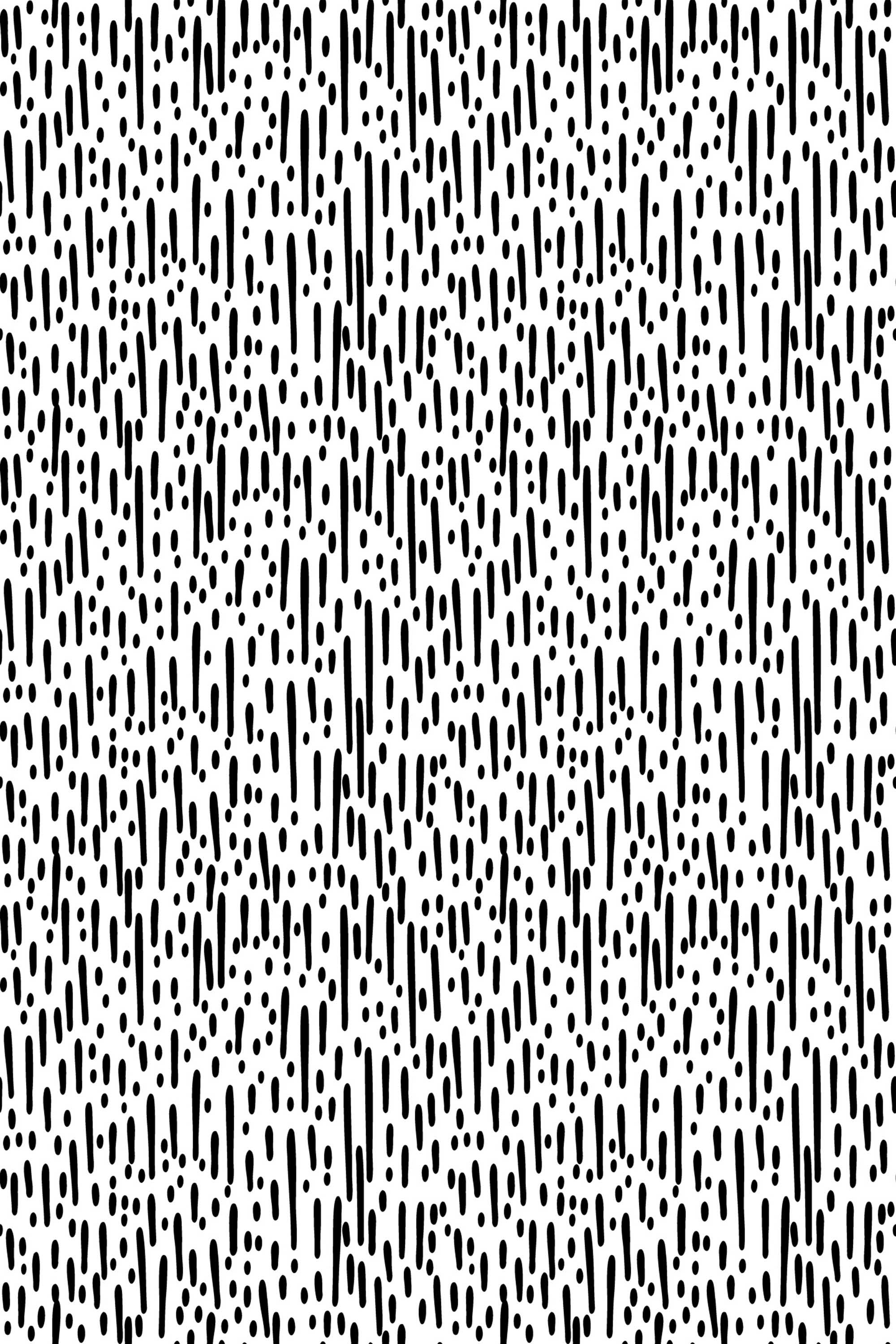 Fancy Walls removable wallpaper showcasing Montezuma monochrome abstract pattern with elongated organic spots.