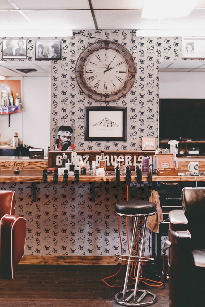 Traditional Wallpaper with Classic Toon Mice Pattern from Fancy Walls
