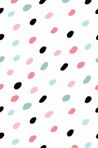 Pattern repeat of Multicolor dotted removable wallpaper design