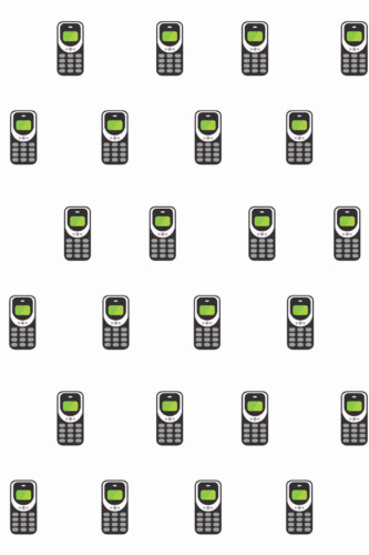 Pattern repeat of Multicolor phone removable wallpaper design