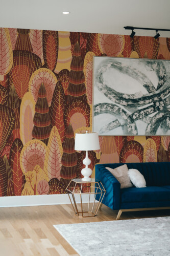 Removable wall mural showcasing Autumn's beauty by Fancy Walls