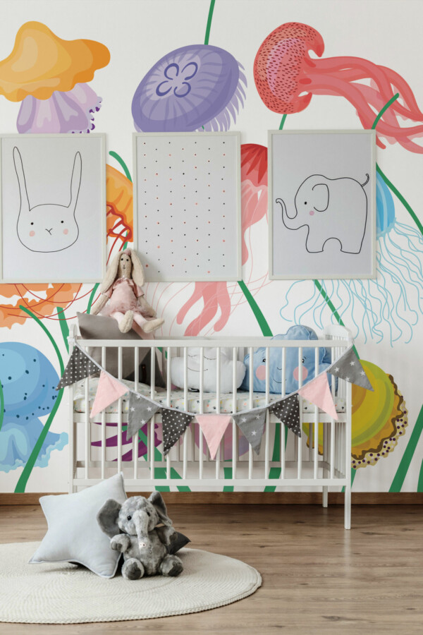Nautical wall mural peel and stick by Fancy Walls